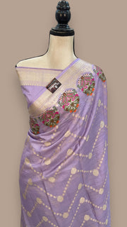 Pure Tussar Silk Handloom Banarasi Saree - The Handlooms