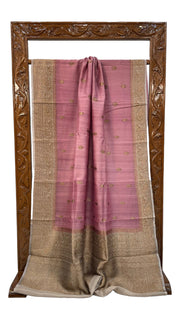 Pure Tussar Silk Handloom Banarasi Saree - The Handlooms