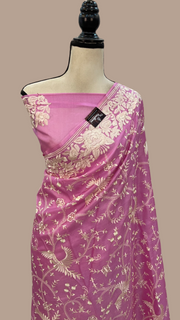 Tussar Silk Handloom Banarasi Saree With Chikankari - The Handlooms