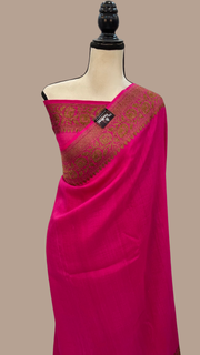 Tussar Georgette Handloom Banarasi Saree - The Handlooms