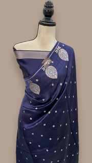 Pure Mango Silk Banarasi Handloom Saree - The Handlooms