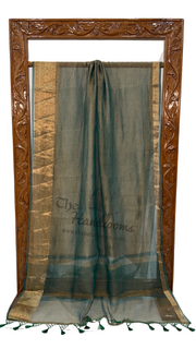 Pure Kora Tissue Handloom Banarasi Saree - The Handlooms