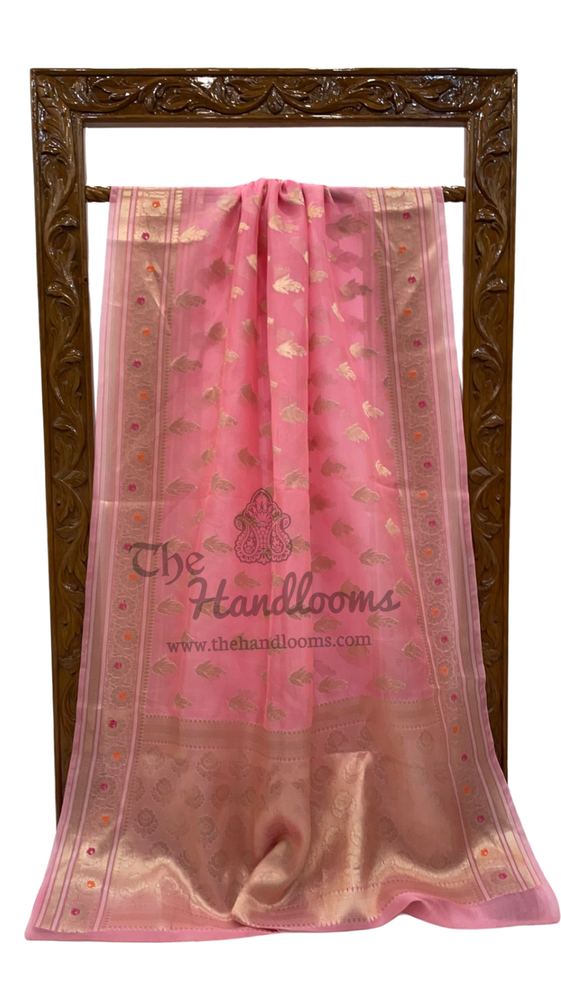 Pure Kora Handloom Banarasi Saree - The Handlooms