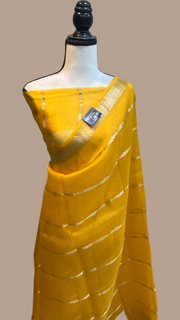 Pure Kora Handloom Banarasi Saree - The Handlooms