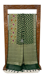 Pure Chiffon Khaddi Banarasi Saree - The Handlooms