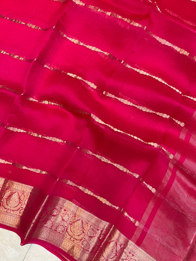 Pure Kora Handloom Banarasi Saree - The Handlooms