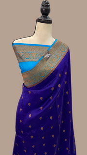 Pure Kora Handloom Banarasi Saree - The Handlooms