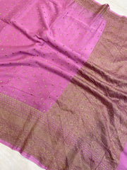 Khaddi Georgette Banarasi Saree -  Antique zari - The Handlooms