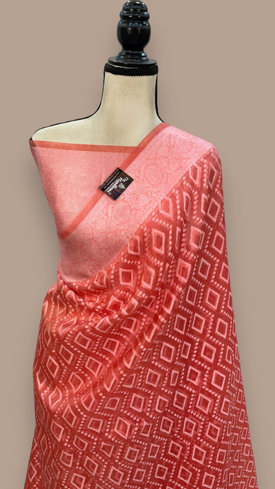 Pure Kora Handloom Banarasi Saree