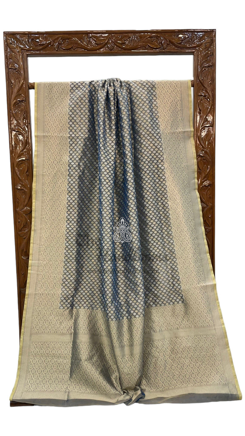 Pure Tissue Reshmi zari Banarasi Saree - The Handlooms