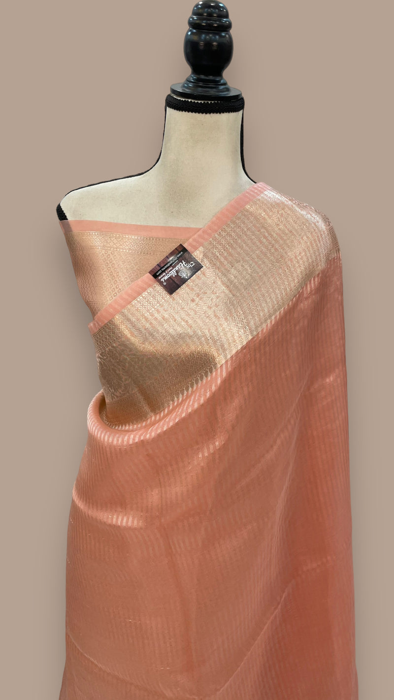 Pure Kora Handloom Banarasi Saree - The Handlooms