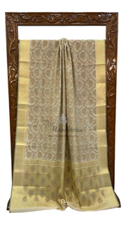 Pure Cotton Banarasi Handloom Saree - The Handlooms