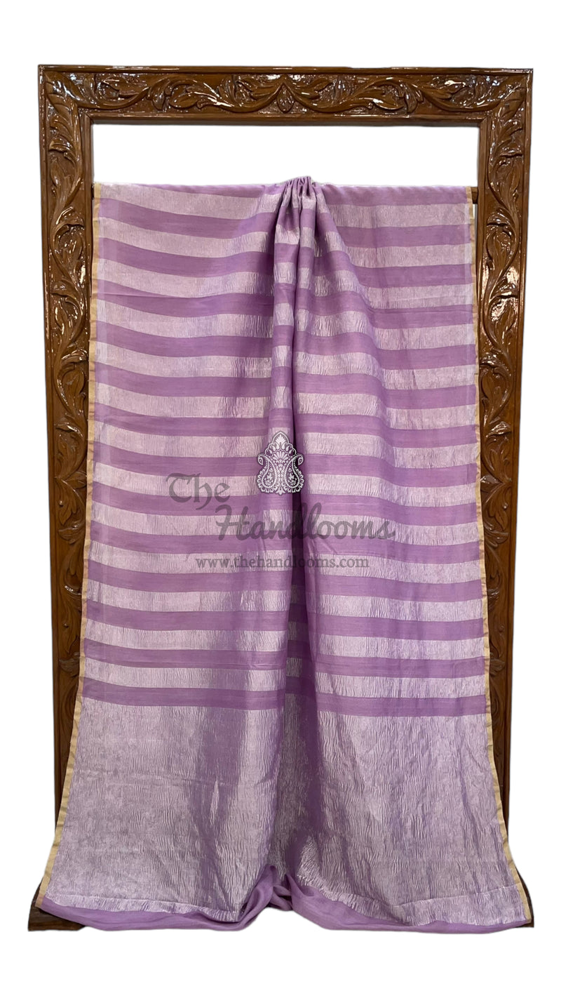 Pure Moonga Tissue Silk Banarasi Handloom Saree - The Handlooms