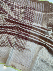 Pure Tissue Reshmi zari Banarasi Saree - The Handlooms