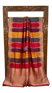 Pure Katan Silk Banarasi Handloom Saree - Rangkat - The Handlooms