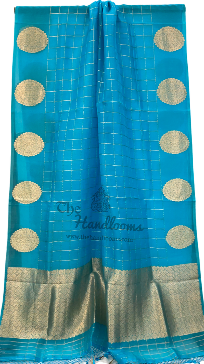 Pure Kora Handloom Banarasi Saree - The Handlooms