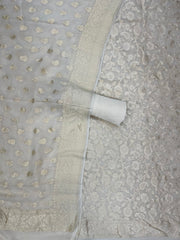 Khaddi Georgette Handlooms Banarasi Dress material - The Handlooms