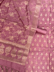 Pure Chiniya Silk Handlooms Banarasi Dress material - The Handlooms