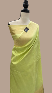 Pure Katan Silk Banarasi Handloom Saree - All over Kadua Plain - The Handlooms