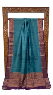 Moonga Georgette Handloom Banarasi Saree - The Handlooms
