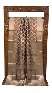 Pure Kora Tissue Handloom Banarasi Saree - The Handlooms