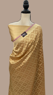 Pure Tissue Reshmi zari Banarasi Saree - The Handlooms