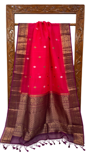 Pure Kora Handloom Banarasi Saree - The Handlooms