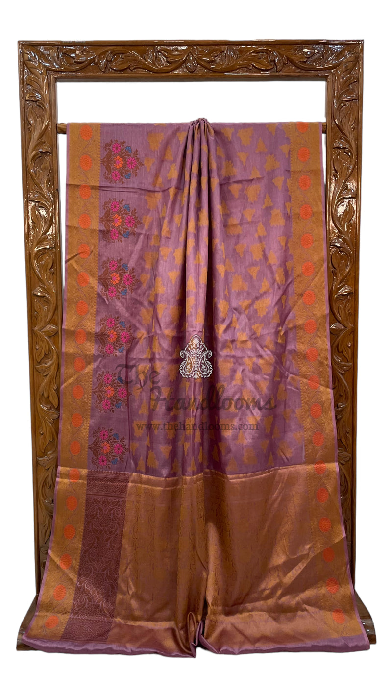 Pure Tussar Silk Handloom Banarasi Saree - The Handlooms