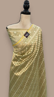 Pure Tissue Reshmi zari Banarasi Saree - The Handlooms