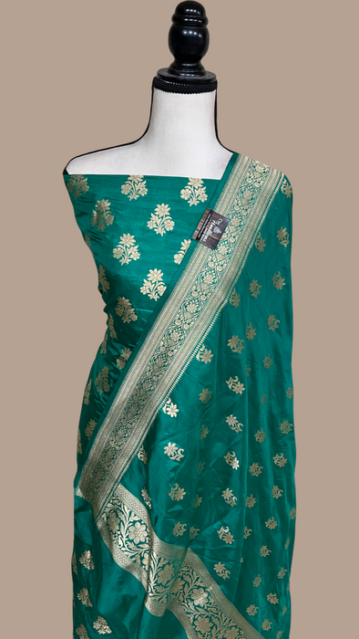 Pure katana silk Handlooms Banarasi Dress material