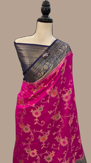 Pure Chiniya Silk Handloom Banarasi Saree - The Handlooms