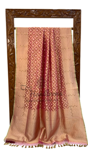 Pure Tissue Reshmi zari Banarasi Saree With Siroski Work - The Handlooms