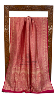 Pure Katan Silk Banarasi Handloom Saree - Tanchui Brocade - The Handlooms