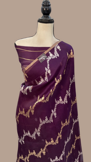 Pure Kora Handloom Banarasi Saree - The Handlooms