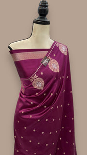 Pure Mango Silk Banarasi Handloom Saree - The Handlooms