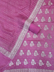 Khaddi Georgette Banarasi Dress material - The Handlooms