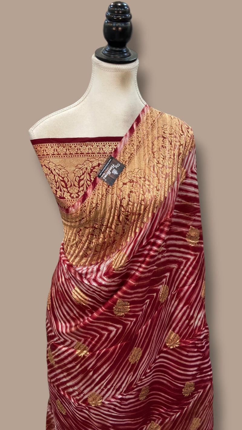 Pure Mango Silk Banarasi Handloom Saree