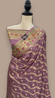 Pure Tussar Silk Handloom Banarasi Saree - The Handlooms