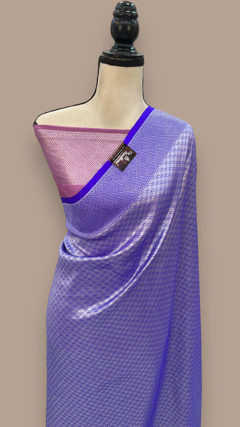 Pure Mashru Silk Banarasi Handloom Saree - The Handlooms