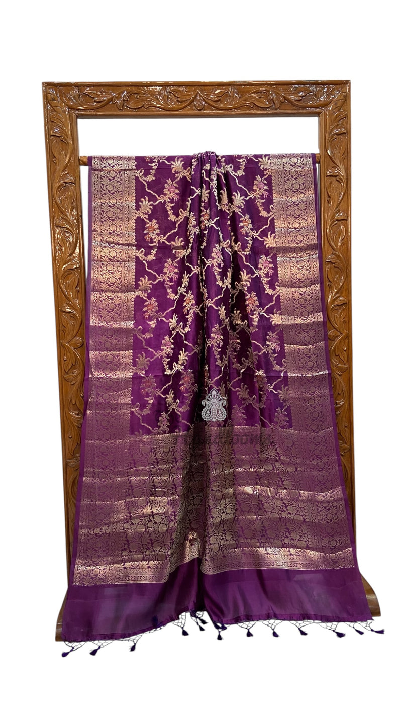 Pure Mango Silk Banarasi Handloom Saree