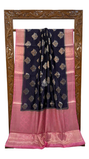 Pure Mango Silk Banarasi Handloom Saree - The Handlooms