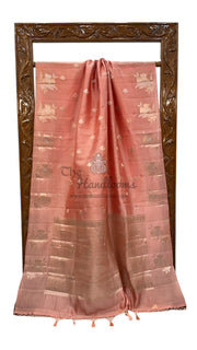 Pure Mango Silk Banarasi Handloom Saree - The Handlooms