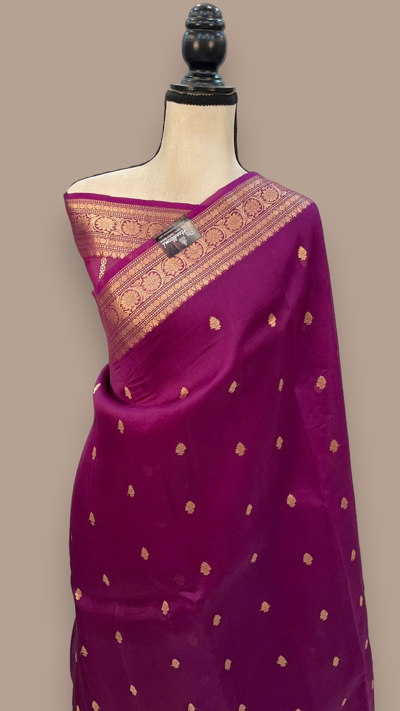 Pure Kora Handloom Banarasi Saree - The Handlooms