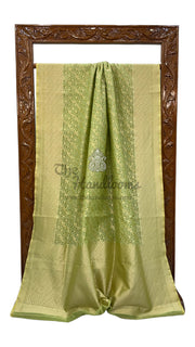 Pure Cotton Banarasi Brocade Handloom Saree - The Handlooms