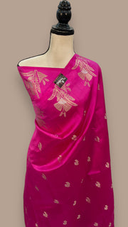 Pure Mango Silk Banarasi Handloom Saree - The Handlooms