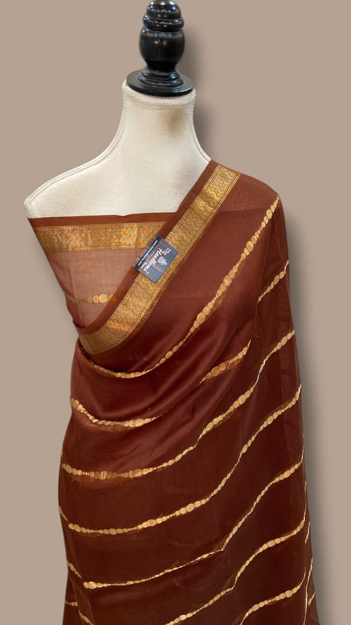 Pure Kora Silk Handloom Banarasi Saree - The Handlooms