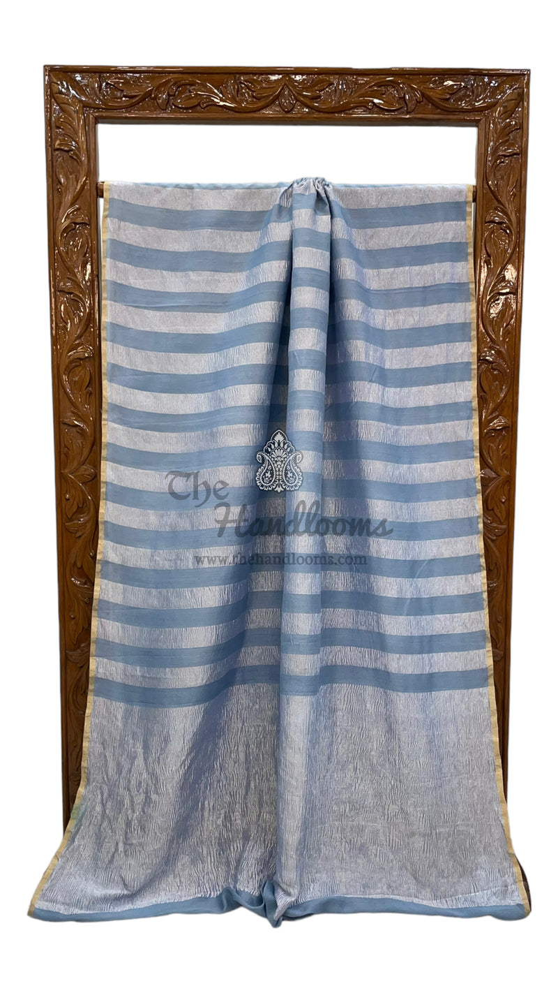 Pure Moonga Tissue Silk Banarasi Handloom Saree - The Handlooms