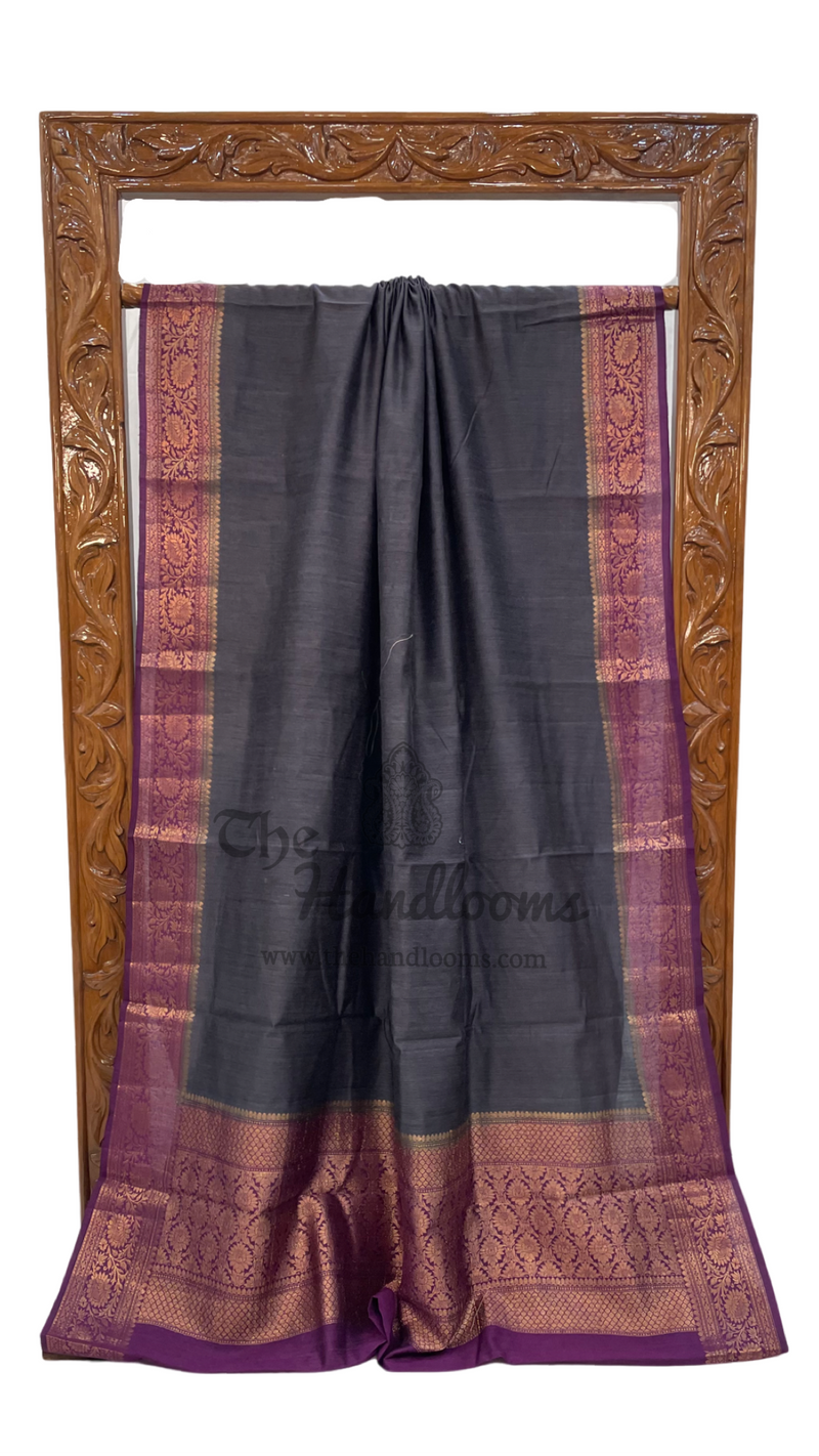Moonga Georgette Handloom Banarasi Saree - The Handlooms