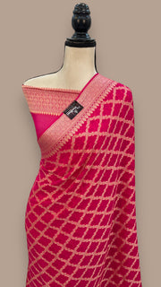 Pure Chiffon Khaddi Banarasi Saree - The Handlooms