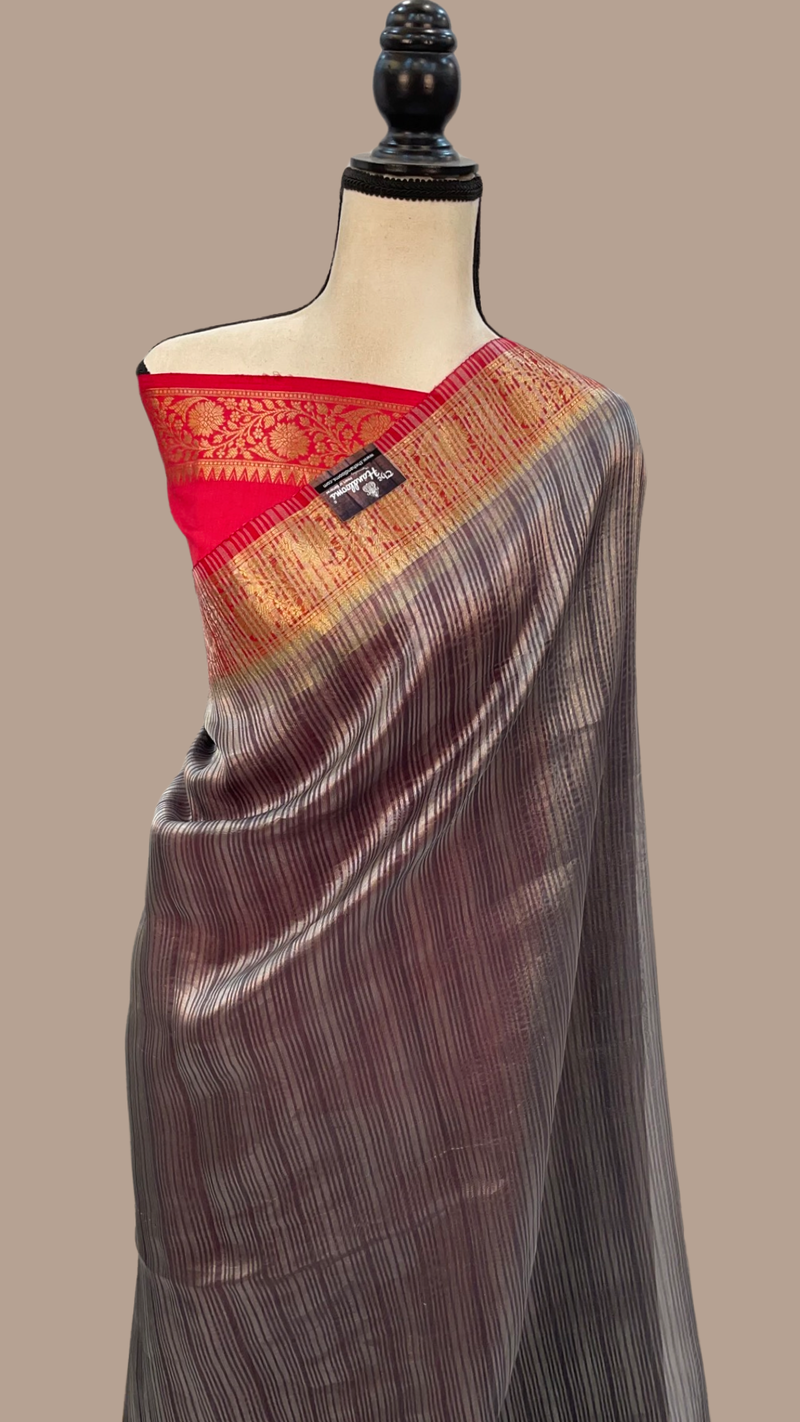 Pure Kora Handloom Banarasi Saree - The Handlooms